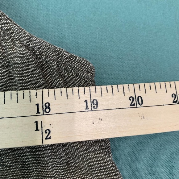 Match Point‎ Womens Blouse Top Small Brown Linen Sleeveless Lagenlook Breathable - Picture 7 of 10